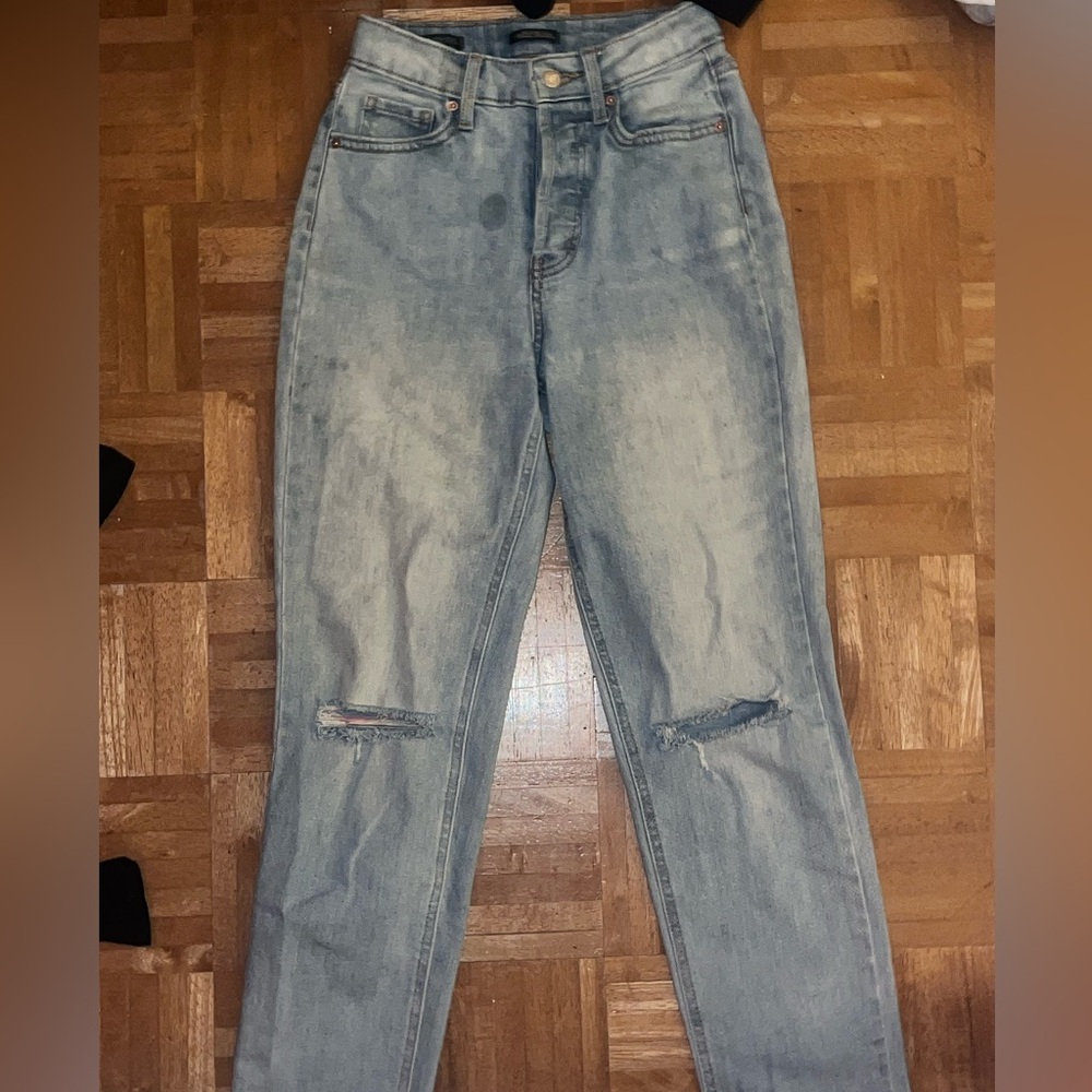 Hugh wasted jeans!